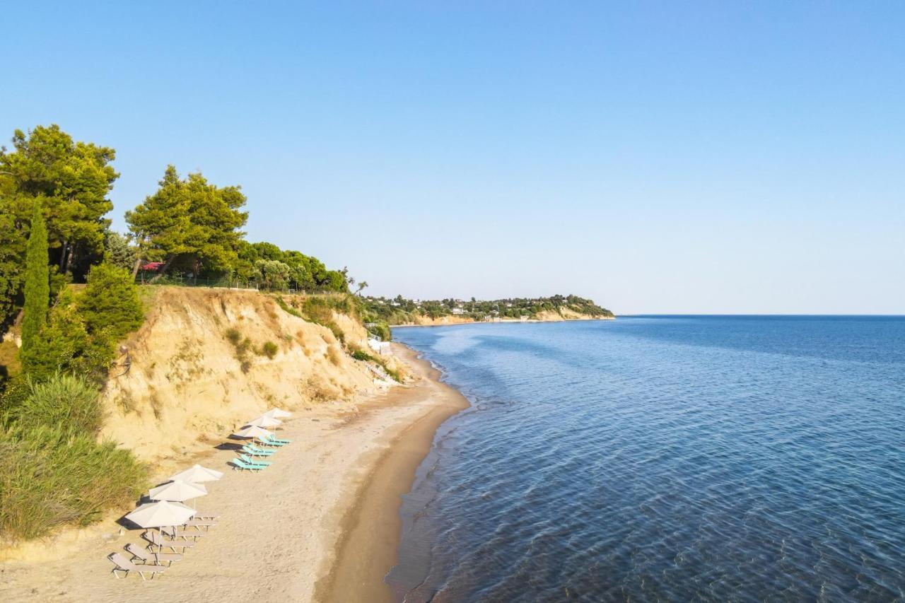 Luna Villa Private Beach Nea Iraklia Exterior foto